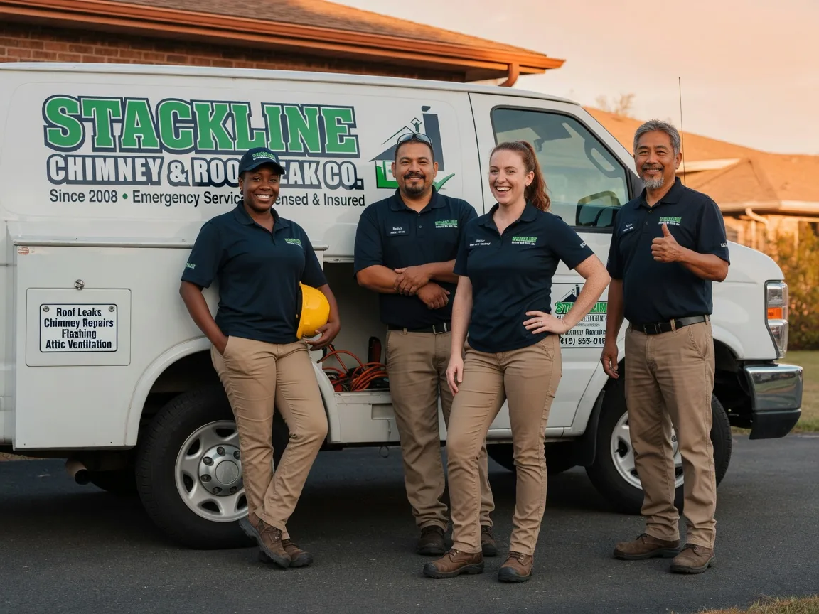 Chimney flashing repair company in New Hope, KY